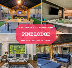 Pine Lodge Atlanta - Luxe Atlanta Home Near Everything Hot Tub Patio